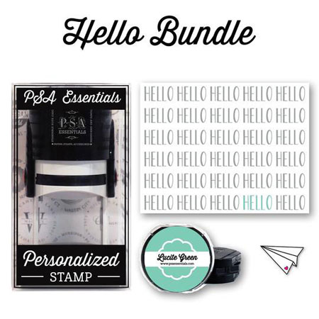 PSA Essentials - Custom Address Stamper Gift Bundle (Hello) PSA Essentials - Custom Address Stamper Gift Bundle (Hello)