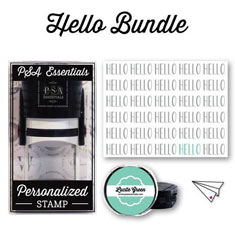 PSA Essentials - Custom Address Stamper Gift Bundle (Hello)