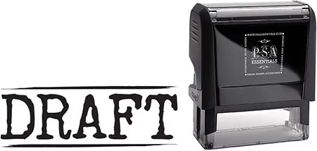 Self-Inking Office Stamp by PSA Essentials (Draft)
