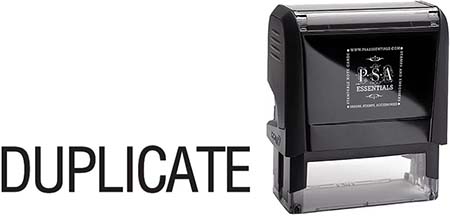 Self-Inking Office Stamp by PSA Essentials (Duplicate)