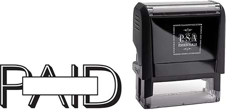 Self-Inking Office Stamp by PSA Essentials (Paid)