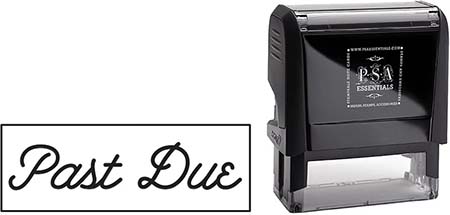 Self-Inking Office Stamp by PSA Essentials (Past Due)