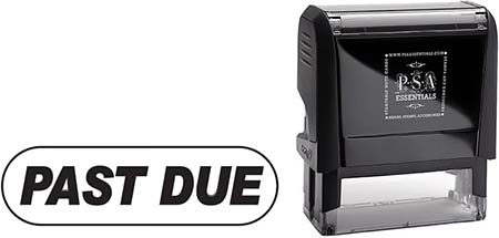 Self-Inking Office Stamp by PSA Essentials (Past Due Standard) Self-Inking Office Stamp by PSA Essentials (Past Due Standard)
