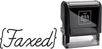 Self-Inking Office Stamp by PSA Essentials (Faxed)