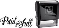 Self-Inking Office Stamp by PSA Essentials (Paid in Full)