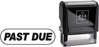 Self-Inking Office Stamp by PSA Essentials (Past Due Standard)