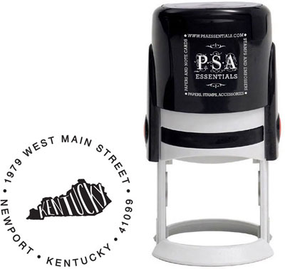 Kentucky Custom State Address Stamper by PSA Essentials Kentucky Custom State Address Stamper by PSA Essentials