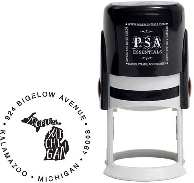 Michigan Custom State Address Stamper by PSA Essentials