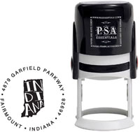 Indiana Custom State Address Stamper by PSA Essentials