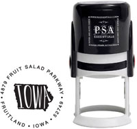 Iowa Custom State Address Stamper by PSA Essentials