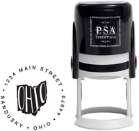 Ohio Custom State Address Stamper by PSA Essentials