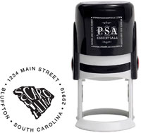 South Carolina Custom State Address Stamper by PSA Essentials