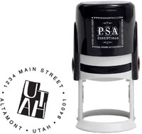 Utah Custom State Address Stamper by PSA Essentials