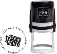 Washington Custom State Address Stamper by PSA Essentials