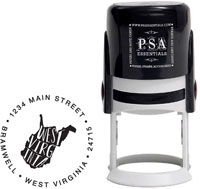West Virginia Custom State Address Stamper by PSA Essentials