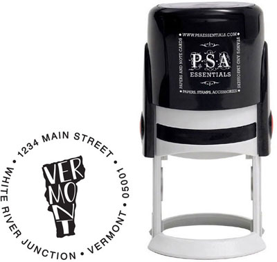 Vermont Custom State Address Stamper by PSA Essentials