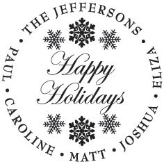 Three Designing Women - Custom Self-Inking Stamp #CS-3501 (Happy Holidays) Three Designing Women - Custom Self-Inking Stamp #CS-3501 (Happy Holidays)