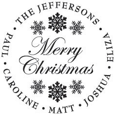 Three Designing Women - Custom Self-Inking Stamp #CS-3501 (Merry Christmas) Three Designing Women - Custom Self-Inking Stamp #CS-3501 (Merry Christmas)