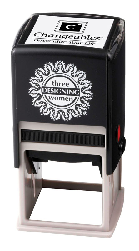 TDW CS-3272 Self Inking Stamp  Personalized Stamp by Three