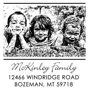 Three Designing Women - Custom Self-Inking Stamp #POPH7002 (Photo) Three Designing Women - Custom Self-Inking Stamp #POPH7002 (Photo)