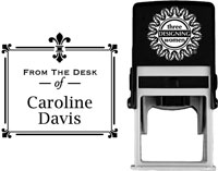 Three Designing Women - Custom Self-Inking Stamp #CS-3232 (Desk)