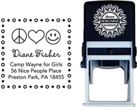 Three Designing Women - Custom Self-Inking Stamp #CS-9102