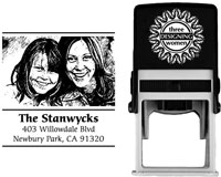 Three Designing Women - Custom Self-Inking Stamp #POPH7004 (Photo)