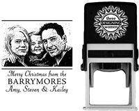 Three Designing Women - Custom Self-Inking Stamp #POPH7007 (Photo)