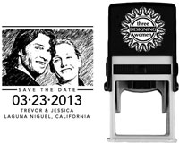 Three Designing Women - Custom Self-Inking Stamp #POPH7013 (Photo)