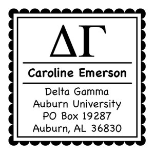 Three Designing Women - Custom Self-Inking Stamp #CS-8001 (Delta Gamma Sorority) Three Designing Women - Custom Self-Inking Stamp #CS-8001 (Delta Gamma Sorority)