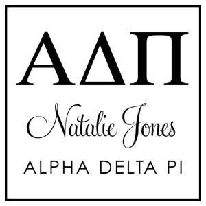 Three Designing Women - Custom Self-Inking Stamp #CS-8003 (Alpha Delta Pi Sorority) Three Designing Women - Custom Self-Inking Stamp #CS-8003 (Alpha Delta Pi Sorority)