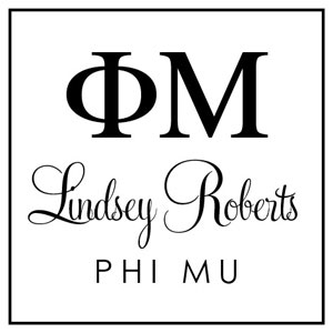 Three Designing Women - Custom Self-Inking Stamp #CS-8003 (Phi Mu Sorority) Three Designing Women - Custom Self-Inking Stamp #CS-8003 (Phi Mu Sorority)