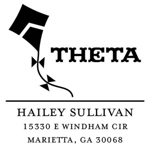 Three Designing Women - Custom Self-Inking Stamp #CS-8004 (Kappa Alpha Theta Sorority) Three Designing Women - Custom Self-Inking Stamp #CS-8004 (Kappa Alpha Theta Sorority)