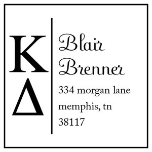 Three Designing Women - Custom Self-Inking Stamp #CS-8005 (Kappa Delta Sorority) Three Designing Women - Custom Self-Inking Stamp #CS-8005 (Kappa Delta Sorority)