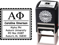 Three Designing Women - Custom Self-Inking Stamp #CS-8001 (Alpha Phi Sorority Sorority)