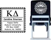 Three Designing Women - Custom Self-Inking Stamp #CS-8001 (Kappa Delta Sorority)