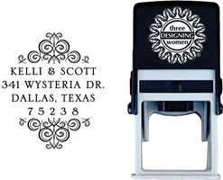 Three Designing Women - Custom Self-Inking Stamp #CS-A10010S