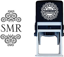 Three Designing Women - Custom Self-Inking Stamp #CS-M10010S