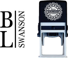 Three Designing Women - Custom Self-Inking Stamp #CS-M10017S