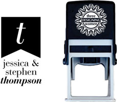 Three Designing Women - Custom Self-Inking Stamp #CS-M10026S