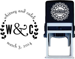 Three Designing Women - Custom Self-Inking Stamp #CS-W10009R