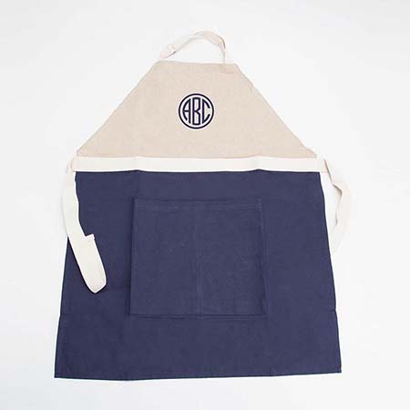 Navy Large Unisex Canvas Aprons by CB Station