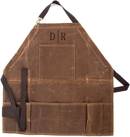 Khaki Waxed Half Aprons by CB Station