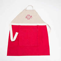 Red Large Unisex Canvas Aprons by CB Station
