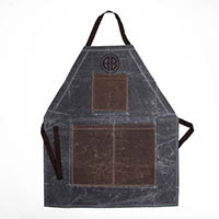 Slate Waxed Canvas Utility Aprons by CB Station