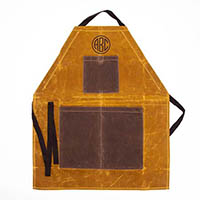 Yellow Waxed Canvas Utility Aprons by CB Station