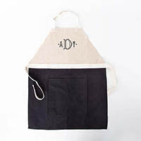 Black Large Unisex Canvas Aprons by CB Station
