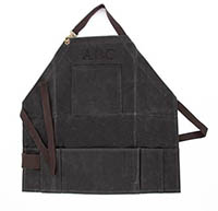 Black Waxed Half Aprons by CB Station