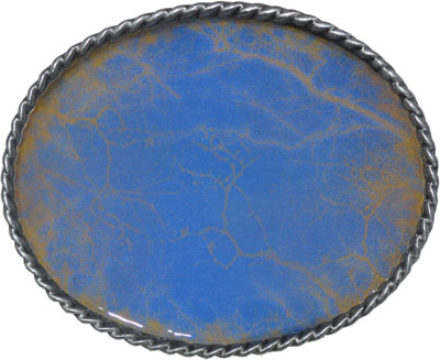 Blueberry Crackle Belt Buckles by EA Designs Blueberry Crackle Belt Buckles by EA Designs