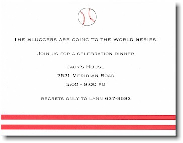 Boatman Geller - Baseball Birth Announcements/Invitations